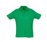 SOL'S Men's Summer II Polo Shirt in Green | Size: Large SOL'S Green L