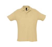 SOL'S Men's Summer II Polo Shirt in Light Sand | Size: 2XL SOL'S Light Sand 2XL