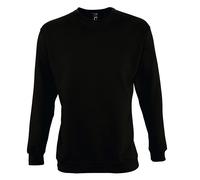 SOL'S Men's Supreme Sweatshirt in Black | Size: Small SOL'S Black S