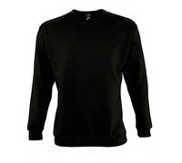 SOLS Mens Unisex Supreme Sweatshirt (Black) - Size Large