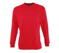 SOLS Mens Unisex Supreme Sweatshirt (Red) - Size Large