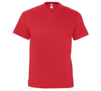 SOL'S Men's Victory V Neck T-Shirt in Red | Size: Large SOL'S Red L
