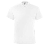 SOL'S Men's Victory V Neck T-Shirt in White | Size: Large SOL'S White L