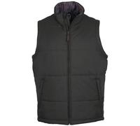 SOL'S Men's Warm Padded Bodywarmer Jacket in Charcoal | Size: Small SOL'S Charcoal S