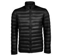 (L, Black) SOLS Mens Wilson Lightweight Padded Jacket