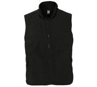 SOLS Norway Unisex Anti-Pill Fleece Bodywarmer / Gilet (Black) - Size 3XL