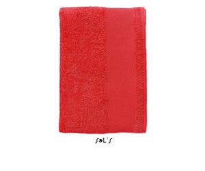 SOLS Pack of 6 Units. ISLAND 30 Guest Hand Towel, Red