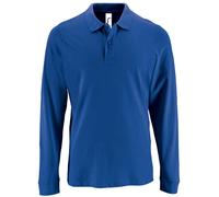 SOLs Perfect Cotton Mens Full Long Sleeve Pique Poloshirt Regular Polo shirt Top