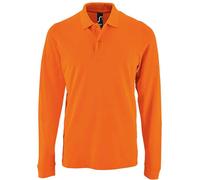 SOLs Perfect Cotton Mens Full Long Sleeve Pique Poloshirt Regular Polo shirt Top