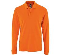Long Sleeve Cotton Pique Polo SOLs Perfect Shirt S-3XL