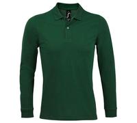 SOLs Perfect Cotton Mens Full Long Sleeve Pique Poloshirt Regular Polo shirt Top