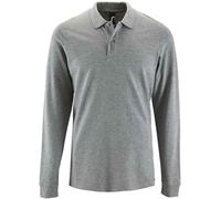 SOLs Perfect Cotton Mens Full Long Sleeve Pique Poloshirt Regular Polo shirt Top