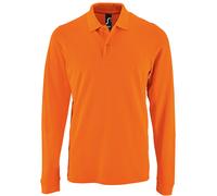 SOLs Perfect Cotton Mens Full Long Sleeve Pique Poloshirt Regular Polo shirt Top