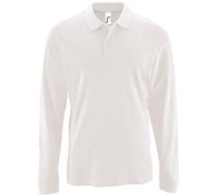 SOLs Perfect Cotton Mens Full Long Sleeve Pique Poloshirt Regular Polo shirt Top