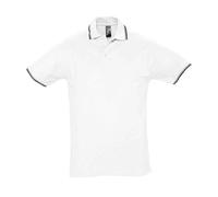SOL'S Practice Tipped Cotton Piqué Polo Shirt Men S-2XL