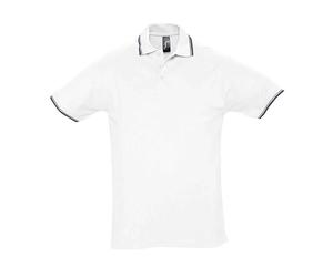 SOL'S Practice Tipped Cotton Piqué Polo Shirt Men S-2XL