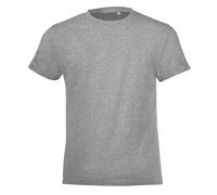 SOL'S Regent Short Sleeve Fitted T-Shirt in Grey | Size: 8 Years SOL'S Grey 8 Years