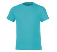 SOL'S Regent Short Sleeve Fitted T-Shirt in Mid Blue | Size: 6 Years SOL'S Mid Blue 6 Years