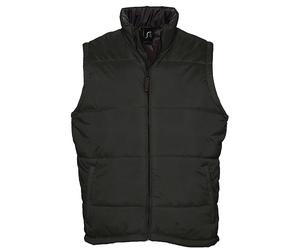 SOLs Showerproof Bodywarmer BLACK RED GREEN or BLUE Warm Gilet Vest S - 5XL