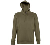 SOLS Mens Slam Unisex Hooded Sweatshirt / Hoodie (Army) - Brown/Green - Size Medium