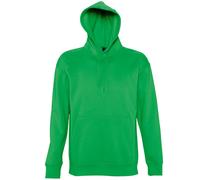 SOLS Mens Slam Unisex Hooded Sweatshirt / Hoodie (Kelly Green) - Size X-Small