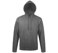 SOLS Snake Unisex Hooded Sweatshirt / Hoodie (Charcoal Marl) - Size Small