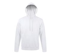 SOLS Mens Snake Unisex Hooded Sweatshirt / Hoodie (White) Cotton - Size Large