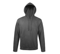 SOLS Snake Unisex Hooded Sweatshirt / Hoodie (Charcoal Marl) - Size Large