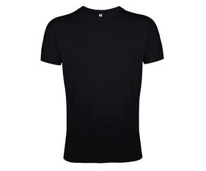 SOL's SOLS Mens Regent Slim Fit Short Sleeve T-Shirt Charcoal Marl M