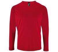 SOLS Sporty Long Sleeve Performance Breathable Polyester Tee T-Shirt S-3XL