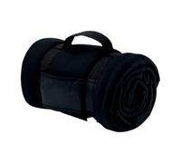 Sols Stavenger Fleece Plaid Blanket Black (One Size)