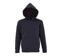 SOL'S Stone Full Zip Hoodie in Navy | Size: 6 Years SOL'S Navy 6 Years