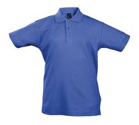 SOL'S Summer II Pique Polo Shirt in Blue | Size: 6 Years SOL'S Blue 6 Years