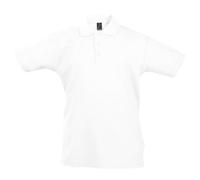 SOL'S Summer II Pique Polo Shirt in White | Size: 8 Years SOL'S White 8 Years