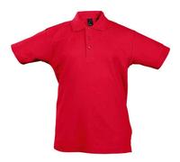 SOL'S Summer II Polo Shirt in Red | Size: 8 Years SOL'S Red 8 Years