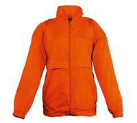 SOL'S Surf Windbreaker Jacket (Water Resistant & Windproof) in Orange | Size: 6 Years SOL'S Orange 6 Years