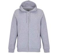 SOLS Unisex Adult Calipso Marl Full Zip Hoodie (Grey Marl) - Size X-Large