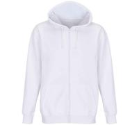 SOLS Unisex Adult Carter Full Zip Hoodie (White) - Size X-Large