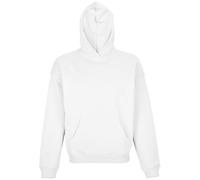 SOLS Unisex Adult Connor Organic Oversized Hoodie (White) Cotton - Size Small