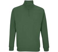 SOLS Unisex Adult Conrad Quarter Zip Sweatshirt (Bottle Green) - Size 2XL