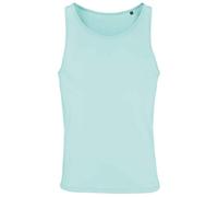 SOLS Unisex Adult Crusader Organic Cotton Tank Top (Arctic Blue) - Light Blue - Size Large