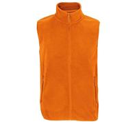 SOLS Unisex Adult Factor Microfleece Recycled Body Warmer (Orange) - Size 2XL