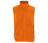 SOLS Unisex Adult Factor Microfleece Recycled Body Warmer (Orange) - Size Large
