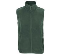 SOLS Unisex Adult Factor Microfleece Recycled Body Warmer (Forest Green) - Size Small