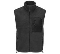 SOLS Unisex Adult Fury Sherpa Body Warmer (Carbon/Grey/Black) - Size 2XL