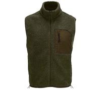 SOLS Unisex Adult Fury Sherpa Body Warmer (Army/Dark Army) - Green - Size 3XL