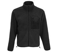 SOLS Unisex Adult Fury Sherpa Fleece Jacket (Carbon/Grey/Black) - Size 3XL