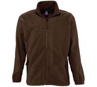 SOL'S Men's North Fleece Jacket in Chocolate | Size: Large SOL'S Chocolate L