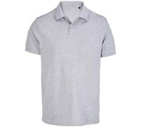 SOLS Unisex Adult Pacific Marl Piqué Polo Shirt (Grey Marl) - Size Small