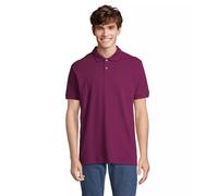 Pacific Pique Twin Needle Stitch Polo Shirt SOL'S Purple XL